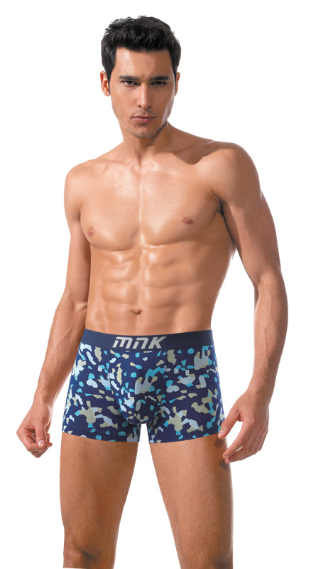 男天竹明根印花平脚裤